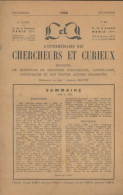 L'intermédiaire Des Chercheurs Et Curieux N°93 (1958) De Collectif - Zonder Classificatie