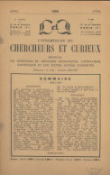 L'intermédiaire Des Chercheurs Et Curieux N°85 (1958) De Collectif - Zonder Classificatie