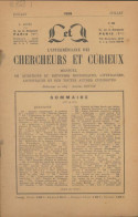 L'intermédiaire Des Chercheurs Et Curieux N°88 (1958) De Collectif - Ohne Zuordnung