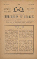 L'intermédiaire Des Chercheurs Et Curieux N°90 (1958) De Collectif - Unclassified