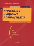 Concours D'adjoint Administratif : Annales Catégorie C (2005) De Michèle Barnoud-maisdon - 18+ Years Old