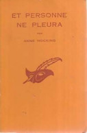 Et Personne Ne Pleura (1956) De Anne Hocking - Andere & Zonder Classificatie