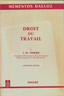 Droit Du Travail (1975) De Jean-Maurice Verdier - Droit