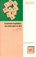 Economie équitable : Les Mots Pour Le Dire (2011) De Sylvie Mayer - Nature
