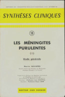 Synthèses Cliniques N°18 : Les Méningites Purulentes Tome I (1961) De Jean Garnier - Zonder Classificatie