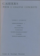 Cahiers De L'analyse Concrète N°15 (1984) De Collectif - Zonder Classificatie