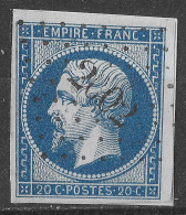 Lot N°168 N°14, Oblitéré PC 2002 MIRADOUX(31),indice 12 - 1853-1860 Napoleon III