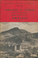 Versions Et Thèmes D'entrainement Anglais Seconde Et 1ère (1954) De Jean Rey - 12-18 Anni