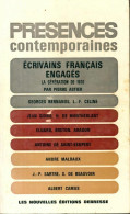 Écrivains Français Engagés : La Génération De 1930 (1978) De Pierre Astier - Autres & Non Classés