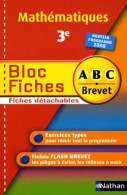 BLOC FICHES ABC MATHS 3E (2008) De Chantal Carruelle - 12-18 Ans