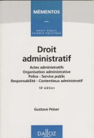 Droit Administratif (1998) De Gustave Peiser - Droit