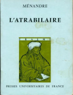 L'atrabilaire (1961) De Ménandre - Psychologie/Philosophie