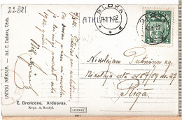 Latvia Lettland PROVISIONAL Cancel - SLOKA 1922 - Latvia
