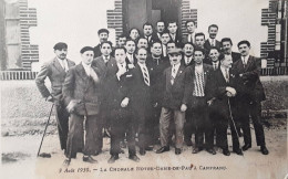 Carte Photo Ancienne - La Chorale Notre-Dame-de-Pau à Canfranc En Espagne En 1930 - Sonstige & Ohne Zuordnung