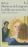 La Duchesse De Langeais / La Fille Aux Yeux D'or (1983) De Honoré De Balzac - Otros Clásicos