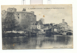 Loire Atlantique , Clisson , Le Chateau Et L'eglise Notre Dame - Clisson