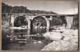 CPSM 07 - GRAVIERES - Gravières - Pont Sur Le CHASSEZAC - TB PLAN Cours D'eau Avec EDIFICE Et Rochers - Other & Unclassified