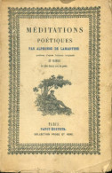 Méditations Poétiques (1925) De Alphonse De Lamartine - Andere & Zonder Classificatie