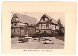 1938 - Héliogravure - Schillersdorf (Bas-Rhin) - Des Maisons - Unclassified