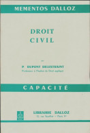 Droit Civil : Capacité (1969) De Pierre Dupont Delestraint - Recht