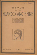 Revue De La Franco-ancienne N°130 (1959) De Collectif - Unclassified