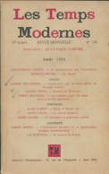 Les Temps Modernes N°195 (1962) De Collectif - Zonder Classificatie
