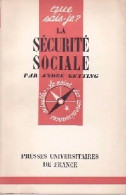 La Sécurité Sociale (1966) De André Getting - Economia