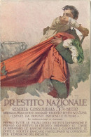 PRESTITO NAZIONALE- RENDITA CONSOLIDATA 5% NETTO - ILLUSTRATORE MARIO BORGONI - VIAGGIATA EMPOLI 11.2.1918 - 1900-1949