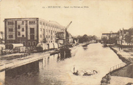 68 MULHOUSE CANAL DU RHONE AU RHIN - Mulhouse