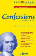 Les Confessions (Livres I à IV) (1997) De Jean-Jacques Rousseau - Klassieke Auteurs