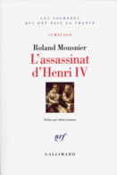 L'assassinat D'Henri IV (2008) De Roland Mousnier - History