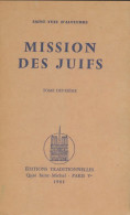 Mission Des Juifs Tome I (1981) De Saint-Yves D'Alveydre - Religion