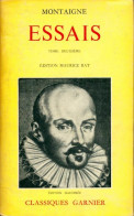 Les Essais Tome II (1967) De Michel De Montaigne - Otros & Sin Clasificación