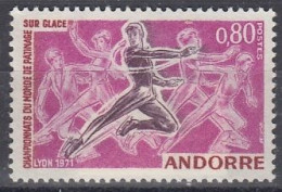 FRENCH ANDORRA 229,unused - Kunstschaatsen