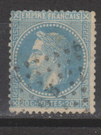 Yvert 29B Oblitération Ambulant CB - 1863-1870 Napoléon III Con Laureles