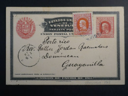 DP18 VENEZUELA   BELLE CARTE ENTIER  1912   MERIDA  A GUAYANILLA + +AFF. INTERESSANT+++ - Venezuela