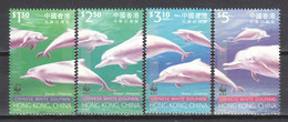 Hong Kong 1999 Mi 919-922 MNH WWF - INDOPACIFIC HUMPBACK DOLPHIN - Unused Stamps