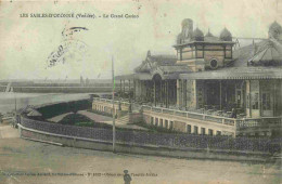 85 - Les Sables D'Olonne - Le Grand Casino - Colorisée - Correspondance - CPA - Oblitération Ronde De 1905 - Etat Pli Vi - Sables D'Olonne