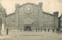 59 - Tourcoing - Les Halles Centrales - Animée - Oblitération Ronde De 1906 - CPA - Voir Scans Recto-Verso - Tourcoing