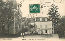 37 - Brèches - Château De La Cour Des Brèches - Animée - Précurseur - Oblitération Ronde De 1918 - CPA - Voir Scans Rect - Autres & Non Classés