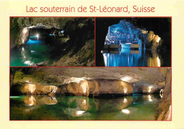 Spéléologie - Lac Souterrain De St-Léonard - Multivues - Suisse - Switzerland - Potholing - Cave - CPM - Carte Neuve - V - Sonstige & Ohne Zuordnung