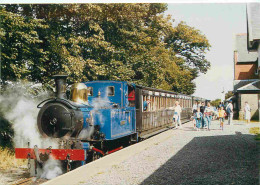 Trains - Trains - Isle Of Man Raiiway No. 12 Hutchinson At Port St Mary About To Leave For Port Erin - Royaume Uni - Ang - Trains