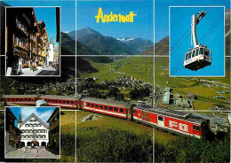 Trains - Suisse - Andermatt Am Gotthard - Multivues - Téléphérique - Carte Neuve - CPM - Voir Scans Recto-Verso - Trenes