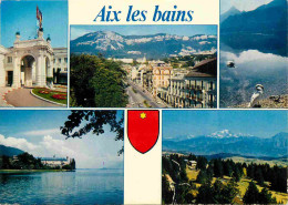 73 - Aix Les Bains - Multivues - Blasons - CPM - Voir Scans Recto-Verso - Aix Les Bains