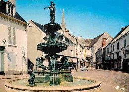 91 - Etampes - Place Notre-Dame - La Fontaine - Automobiles - Flamme Postale - CPM - Voir Scans Recto-Verso - Etampes