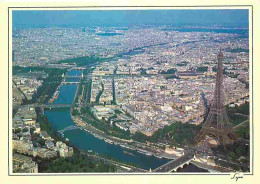 75 - Paris - Tour Eiffel - La Seine - Vue Aérienne - Carte Neuve - CPM - Voir Scans Recto-Verso - Tour Eiffel