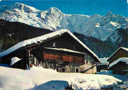 74 - Chamonix - Mont-Blanc - Vieux Chalet Au Pays Du Mont-Blanc - Neige - Hiver - CPM - Voir Scans Recto-Verso - Chamonix-Mont-Blanc