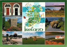 Irlande - Multivues - Carte Géographique - Ireland - CPM - Voir Scans Recto-Verso - Otros