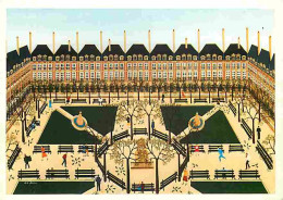 Art - Peinture - Anne Marie Sabatier - Place Des Vosges - CPM - Voir Scans Recto-Verso - Malerei & Gemälde