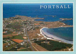 29 - Portsall - Vue Générale Aérienne De La Plage De Tréompan - Flamme Postale - Voir Scans Recto Verso  - Other & Unclassified